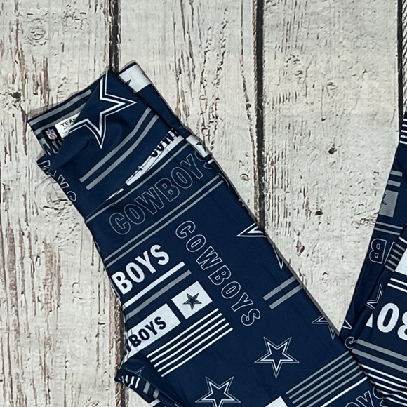 Dallas Cowboys Zubaz NFL Football Yoga Gym Workout Leggings Womens - Picture 5 of 5